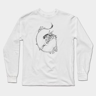 Alien in repose Long Sleeve T-Shirt